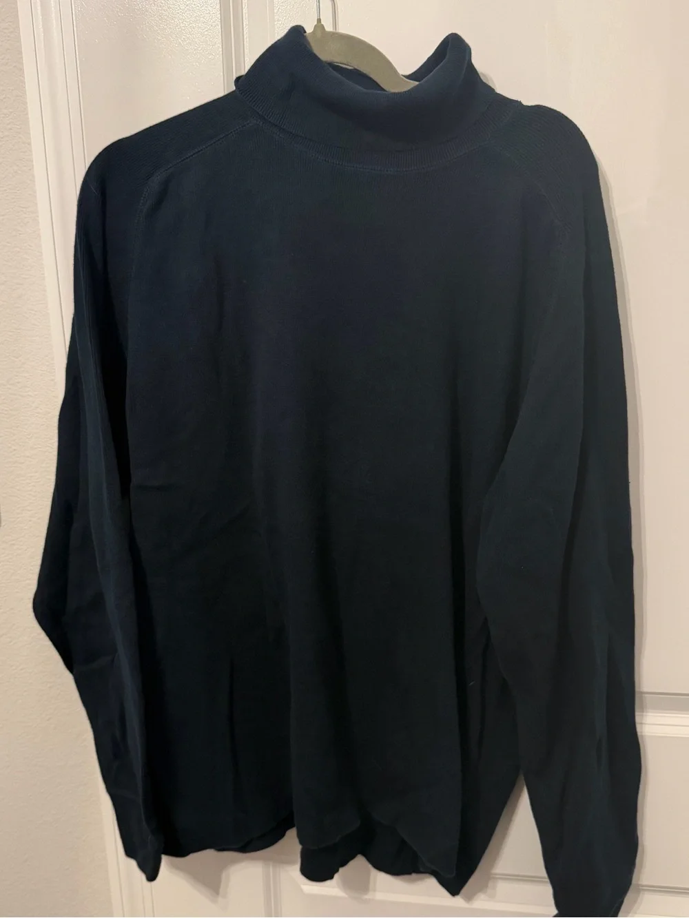 J. Crew Men's Dark Navy Turtleneck Sweater
